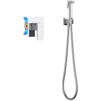 Гигиенический душ со смесителем Aquatek Либра AQ1619CR Хром латунь встраиваемый