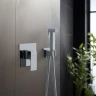 Гигиенический душ со смесителем Aquatek Либра AQ1619CR Хром латунь встраиваемый
