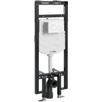 Инсталляция WasserKRAFT Dinkel 58TLT.010.ME.WH02 для унитаза с Белой клавишей смыва