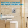 Кнопка смыва для инсталляции Abber AC0126 цвет Хром глянцевый