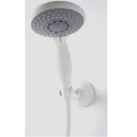 Душевой гарнитур Webert AC0489740 Белый матовый пластик на стену