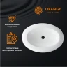 Раковина-чаша Orange 64 B08-640w Белая фарфор накладная