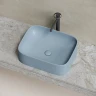 Раковина-чаша Ceramicanova Element 51 CN6052MHL Серо-голубая матовая фарфор накладная
