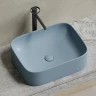 Раковина-чаша Ceramicanova Element 51 CN6052MHL Серо-голубая матовая фарфор накладная