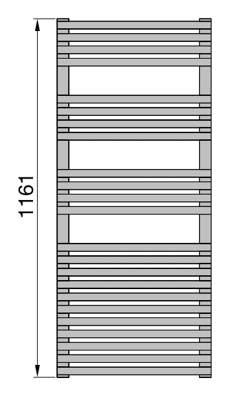 Водяной полотенцесушитель Zehnder Forma Spa LFD-120-050-05 Белый