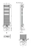Водяной полотенцесушитель Zehnder Forma Spa LFD-120-050-05 Белый