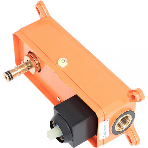 Смеситель для раковины Orange Lutz M04-722b Черный матовый встраиваемый