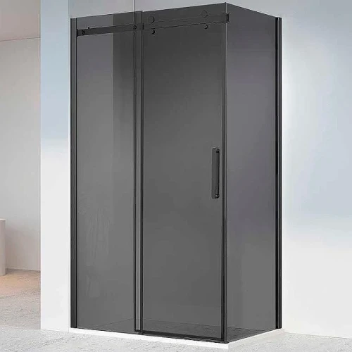 Душевой уголок Vincea Como-N 140x100 VSR-4CN1014CGB профиль Черный стекло тонированное