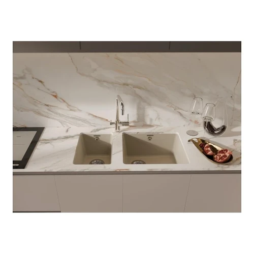 Кухонная мойка Rivelato Berkana BK-25 beige scuro цвет Темно-бежевый