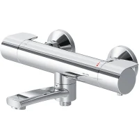 Смеситель для ванны AM.PM X-Joy F85A50000 с термостатом Хром латунь на стену