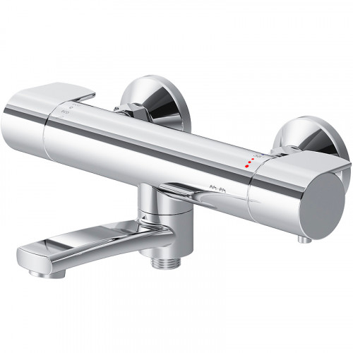 Смеситель для ванны AM.PM X-Joy F85A50000 с термостатом Хром латунь на стену