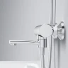 Смеситель для ванны AM.PM X-Joy F85A50000 с термостатом Хром латунь на стену