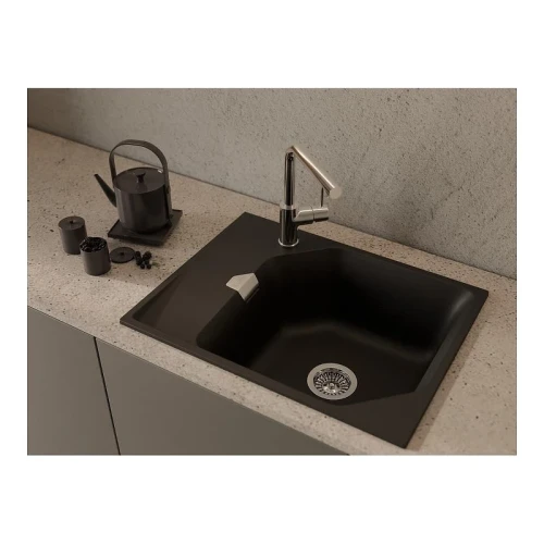 Кухонная мойка Rivelato Locus LS-65 nero цвет Черный