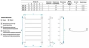 Водяной полотенцесушитель Energy Classic 800x600 EWTRCLASS0806000000 Хром нержавеющая сталь