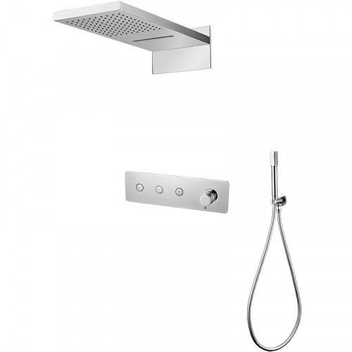 Душевая система Boheme Fusion 130-CR Хром латунь на стену