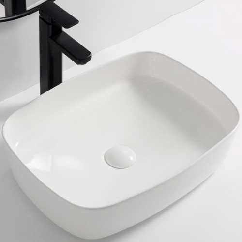 Раковина-чаша Royce Yeti 50 RCW-143201WH Белая фаянс накладная