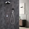 Душевая система Black&White Gravity GH-9401-MC 9401C с термостатом цвет Хром