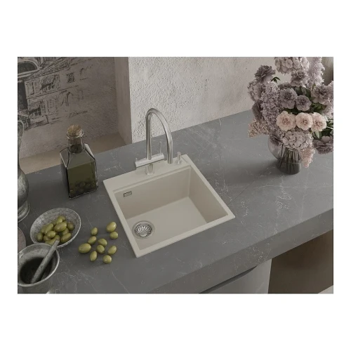 Кухонная мойка Rivelato Tesoro 50 TR-505-L topazio цвет Топаз