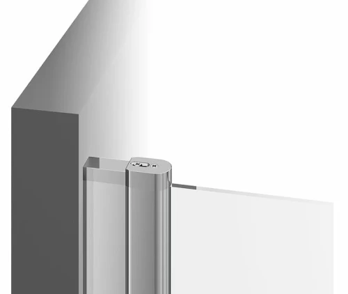 Душевая дверь Ravak Chrome CSD1-90 0QV70U00Z1 профиль Сатин стекло Transparent