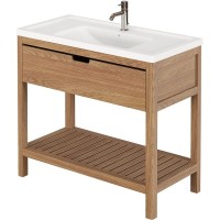 Тумба под раковину Creto Provence Family 100 9-1118WF Wood массив дерева