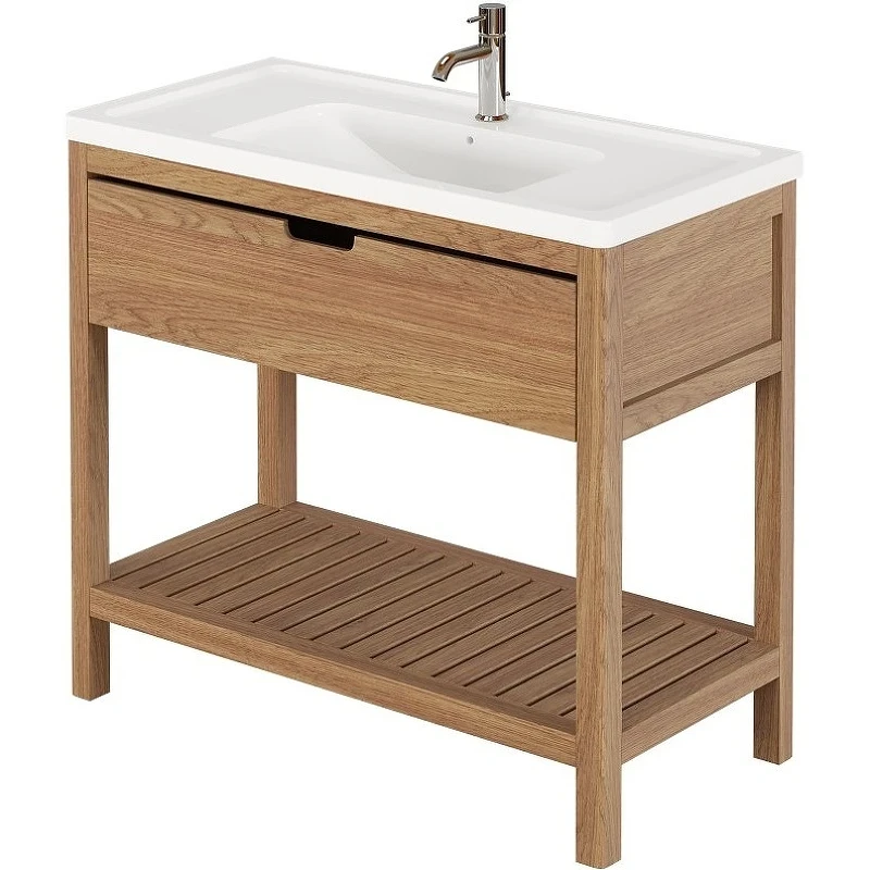 Тумба под раковину Creto Provence Family 100 9-1118WF Wood массив дерева