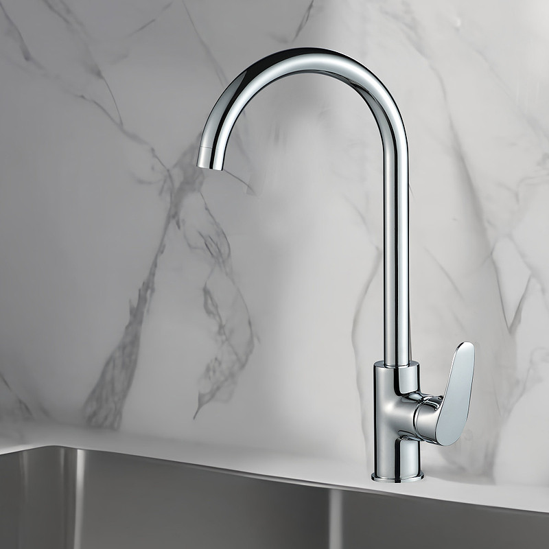 Смеситель для кухни WesnaArt Ocean OCE12-110 Хром