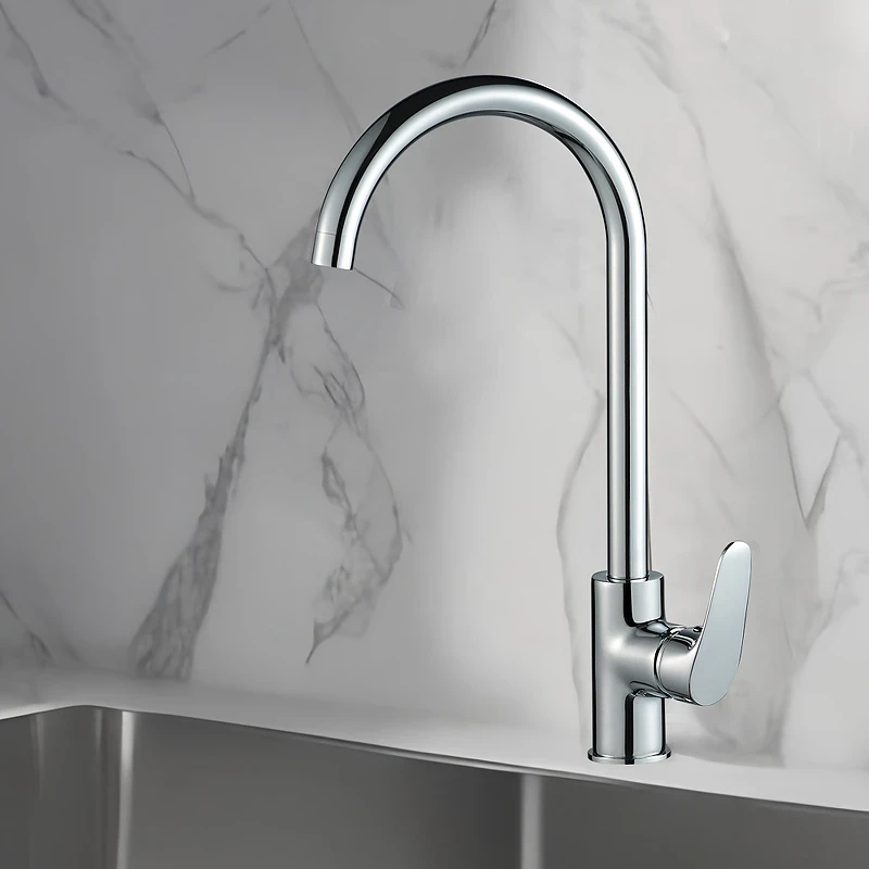Смеситель для кухни WesnaArt Ocean OCE12-110 Хром
