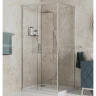 Душевой уголок Paini Dax 120x80 84CR12080 профиль Хром матовый стекло прозрачное