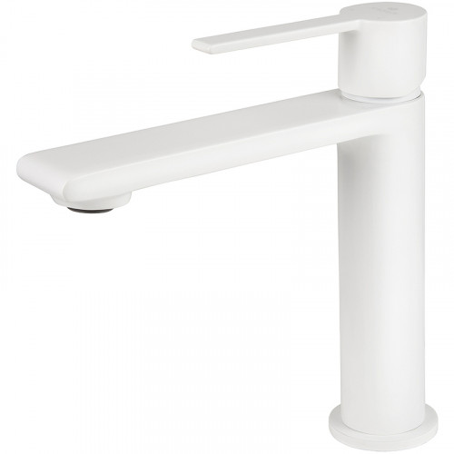 Смеситель для раковины Kaiser Serio 05311-4 Белый матовый латунь