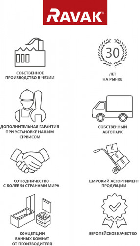 Зеркало Ravak Formy 120 X000001048 Дуб МДФ / ЛДСП, стекло