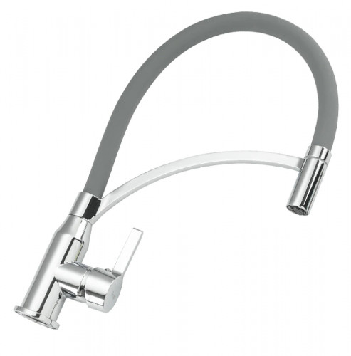 Смеситель для кухни Frap F4552 Хром Серый латунь