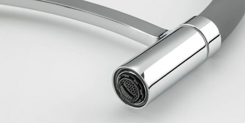 Смеситель для кухни Frap F4552 Хром Серый латунь