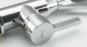 Смеситель для кухни Frap F4552 Хром Серый латунь