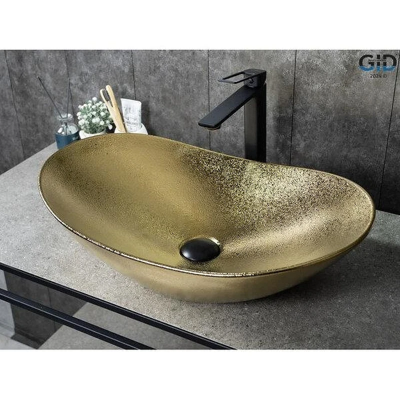 Раковина-чаша Gid Lago Gd9811 61 53340 цвет Золото