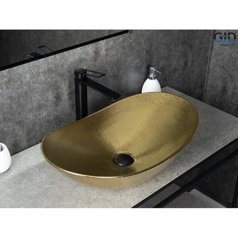 Раковина-чаша Gid Lago Gd9811 61 53340 цвет Золото