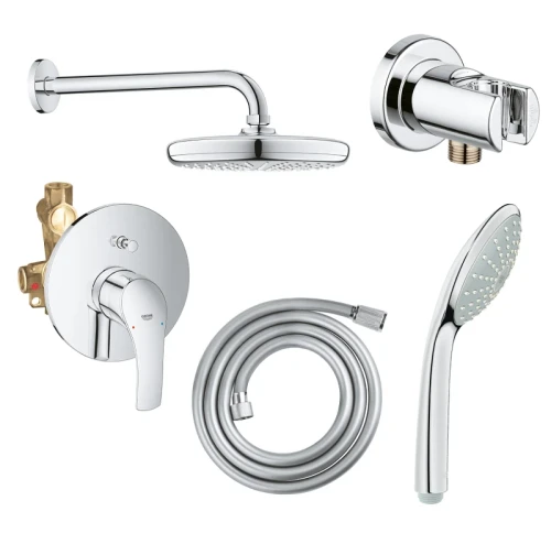 Душевая система Grohe Eurosmart 129187 цвет Хром