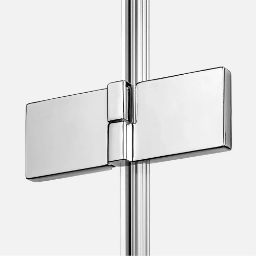 Душевой уголок New Trendy Avexa Chrome 80х80 R EXK-1458 профиль Хром стекло прозрачное