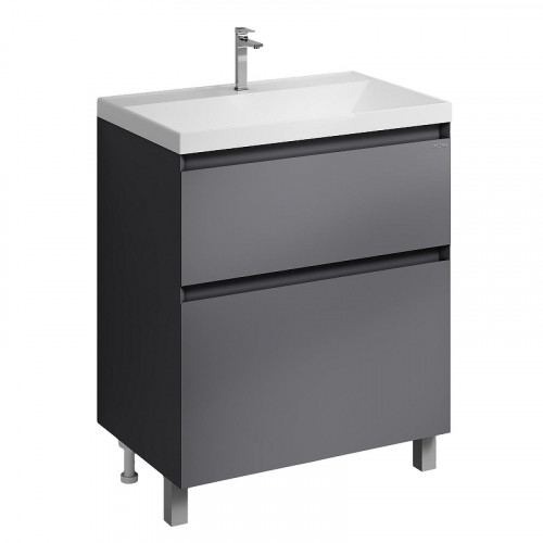 Тумба под раковину Grossman Меркадо 70 107073 цвет Графит матовый