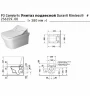 Унитаз подвесной Duravit P3 Comforts 2561590000 цвет Белый без сиденья
