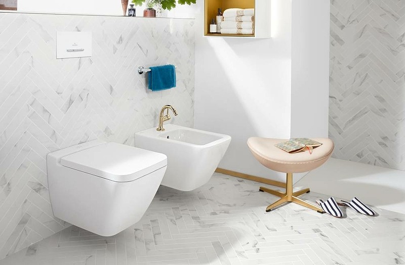 Биде Villeroy&Boch Finion 446500R1 подвесное Альпийский белый