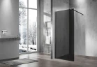 Душевая перегородка Vincea Walk-In 110 VSW-1H110CGB профиль Черный стекло тонированное