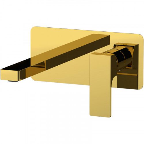 Смеситель для раковины Remer Absolute AU15DO Золото глянцевое латунь встраиваемый