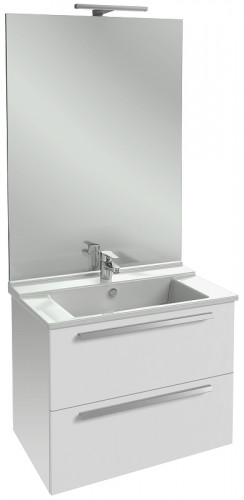 Тумба под раковину Jacob Delafon Struktura 77 EB1277-N18 подвесная Белая МДФ / ЛДСП