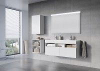 Зеркало Ravak Natural 120 X000001058 с подсветкой Белое МДФ / ЛДСП, стекло
