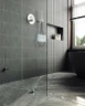 Душевая перегородка Maybah Glass MGD-270-4 990x1950 коннектор стена-стекло Хром глянцевый стекло сатиновое