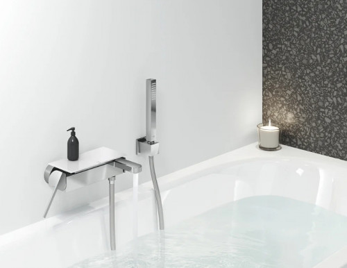 Смеситель для ванны Grohe Plus 33553003 Хром латунь на стену