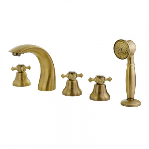 Смеситель на борт ванны Migliore Prestige 31609 цвет Бронза