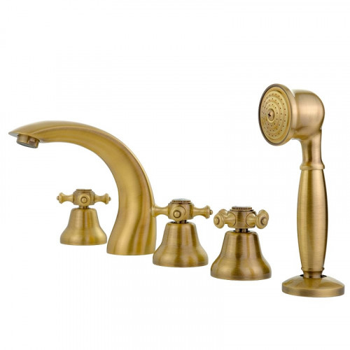 Смеситель на борт ванны Migliore Prestige 31609 цвет Бронза