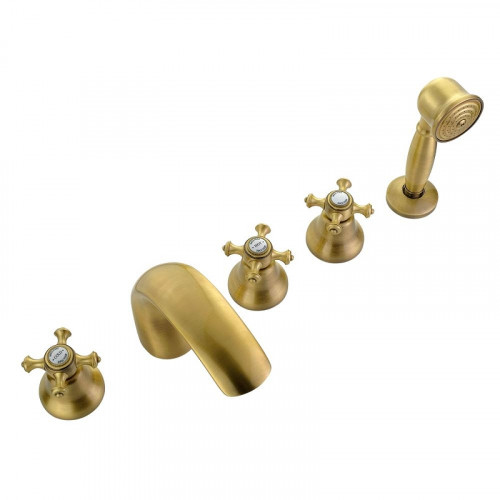 Смеситель на борт ванны Migliore Prestige 31609 цвет Бронза