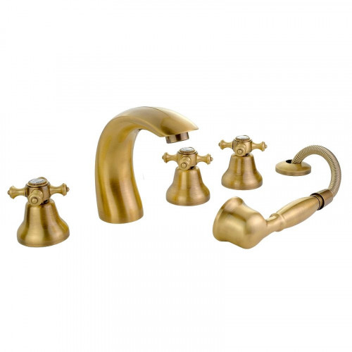 Смеситель на борт ванны Migliore Prestige 31609 цвет Бронза